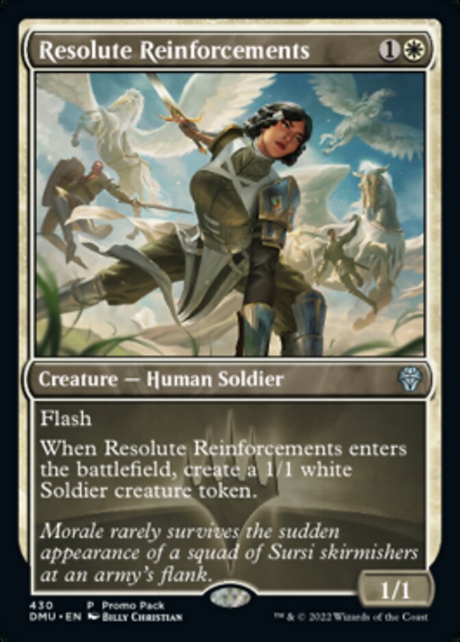 Resolute Reinforcements (Promo Pack) [Dominaria United Promos] | Event Horizon Hobbies CA