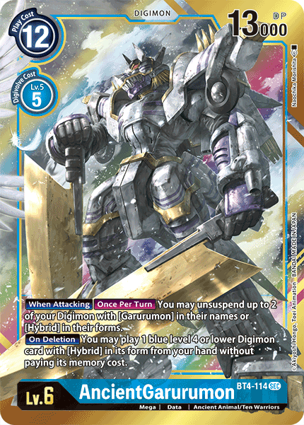 AncientGarurumon [BT4-114] (Alternate Art) [Great Legend] | Event Horizon Hobbies CA