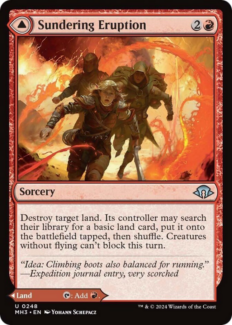 Sundering Eruption // Volcanic Fissure [Modern Horizons 3] | Event Horizon Hobbies CA