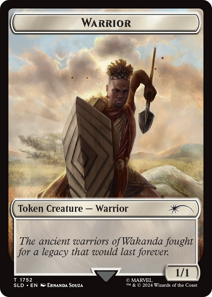 Warrior Token (Rainbow Foil) [Secret Lair Drop Series] | Event Horizon Hobbies CA