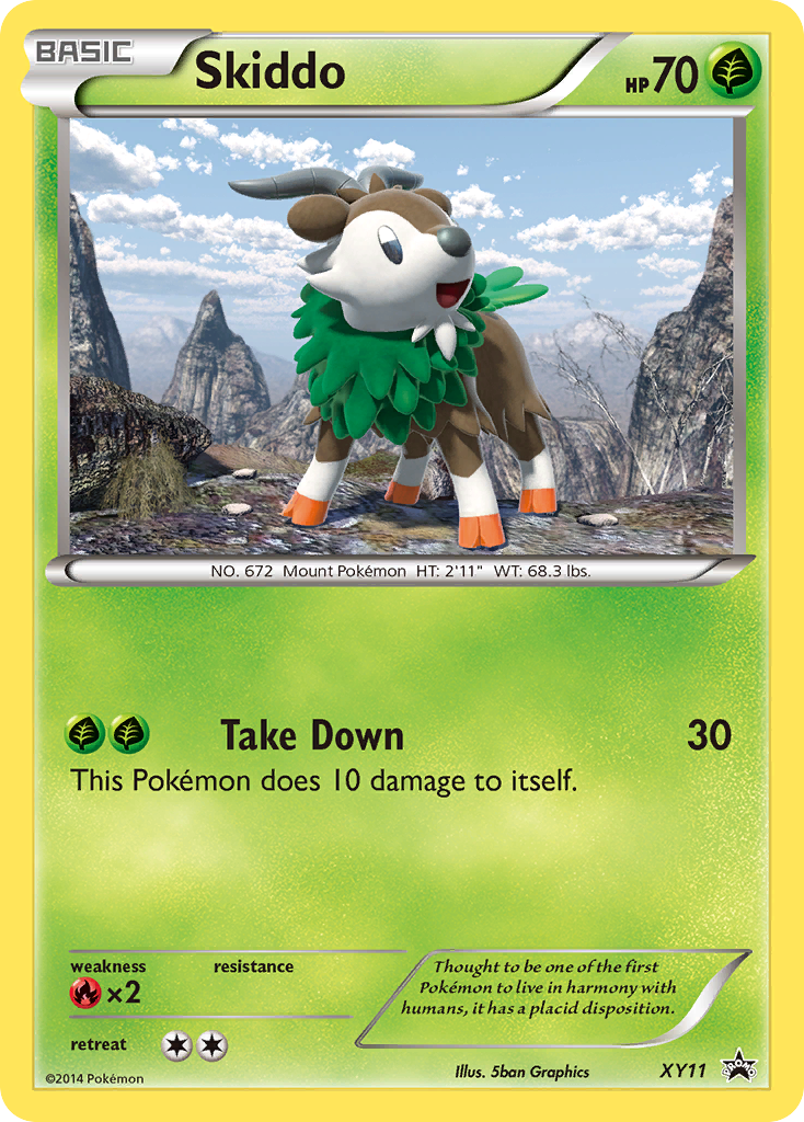 Skiddo (XY11) [XY: Black Star Promos] | Event Horizon Hobbies CA