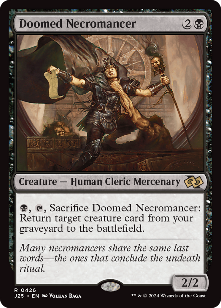 Doomed Necromancer [Foundations Jumpstart] | Event Horizon Hobbies CA