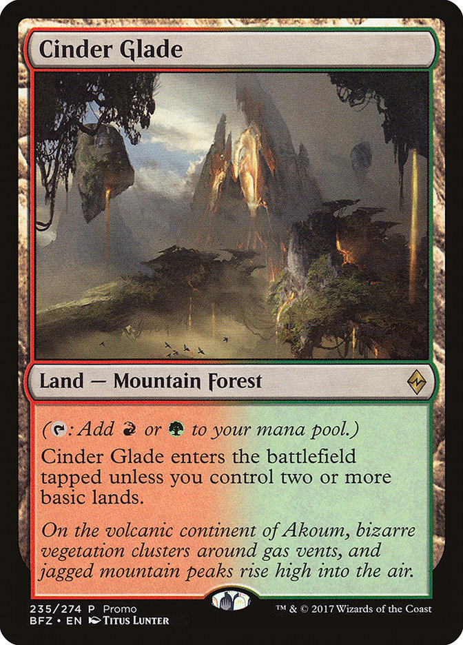 Cinder Glade (Promo) [Standard Showdown Promos] | Event Horizon Hobbies CA