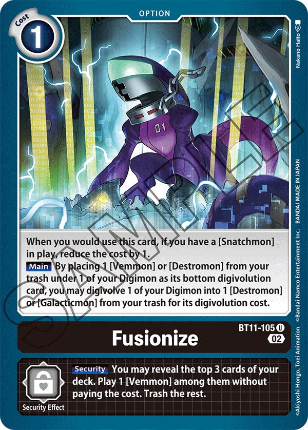 Fusionize [BT11-105] [Dimensional Phase] | Event Horizon Hobbies CA