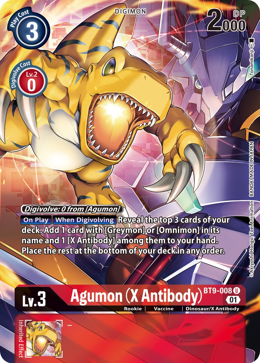 Agumon (X Antibody) [BT9-008] (Alternate Art) [X Record] | Event Horizon Hobbies CA