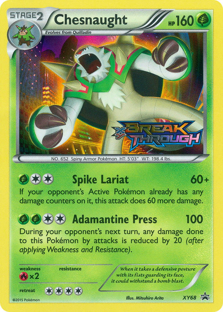 Chesnaught (XY68) [XY: Black Star Promos] | Event Horizon Hobbies CA