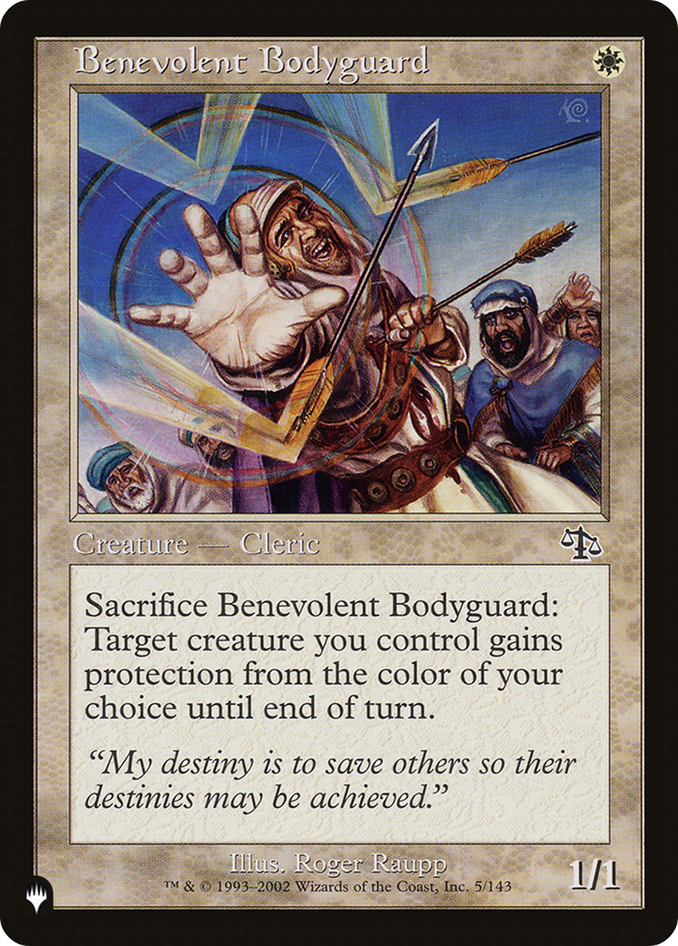 Benevolent Bodyguard [The List] | Event Horizon Hobbies CA