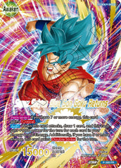 Son Goku // Super Saiyan Blue Son Goku Returns (Gold-Stamped) (P-399) [Promotion Cards] | Event Horizon Hobbies CA