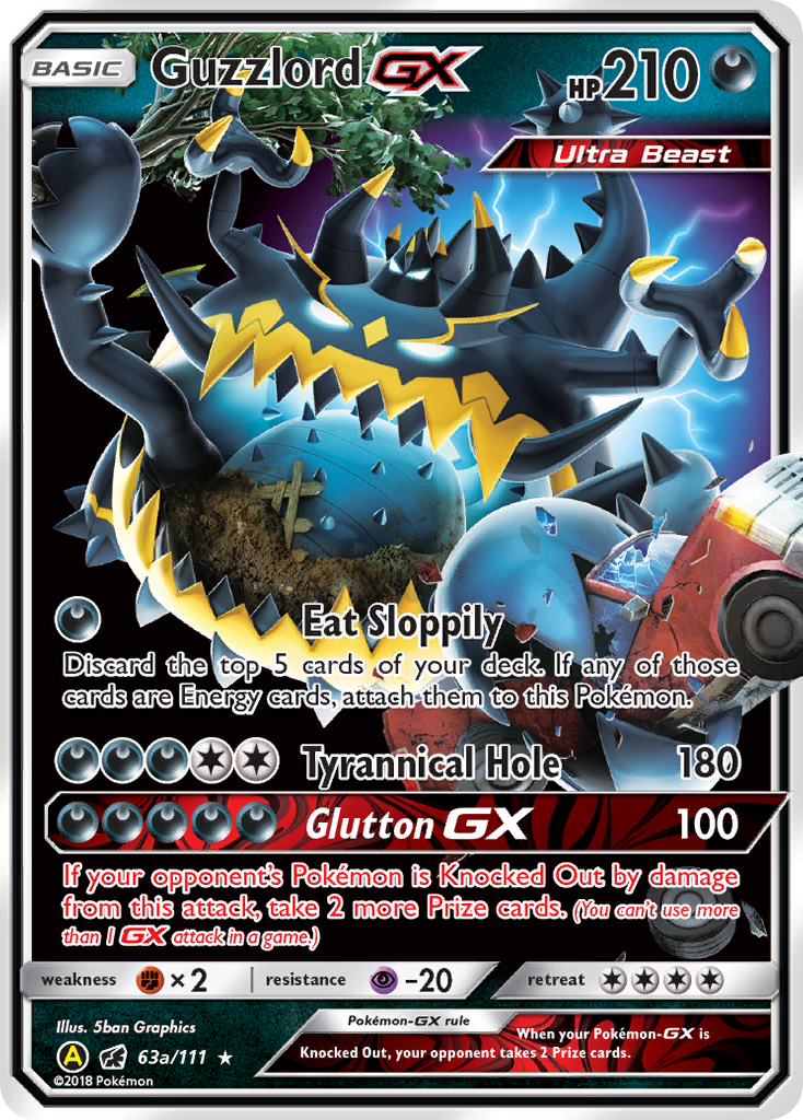 Guzzlord GX (63a/111) [Alternate Art Promos] | Event Horizon Hobbies CA