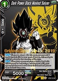 Dark Power Black Masked Saiyan (Origins 2019) (BT5-112_PR) [Tournament Promotion Cards] | Event Horizon Hobbies CA