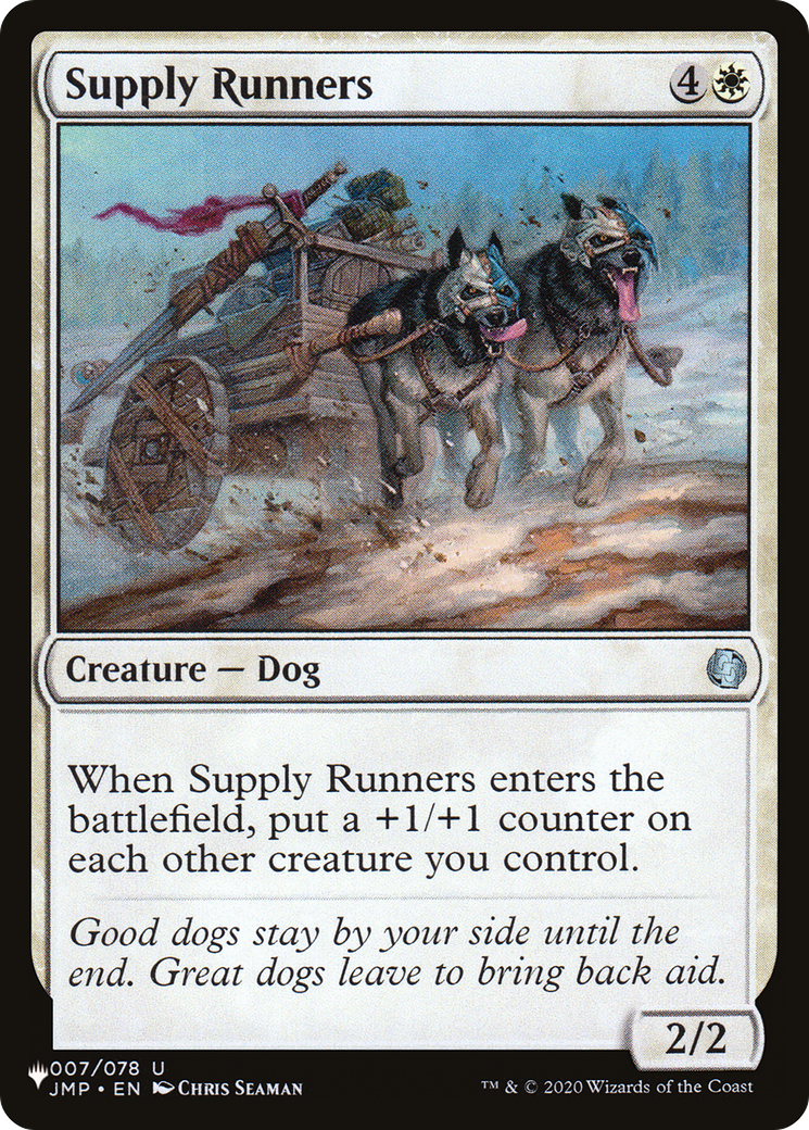 Supply Runners [The List]