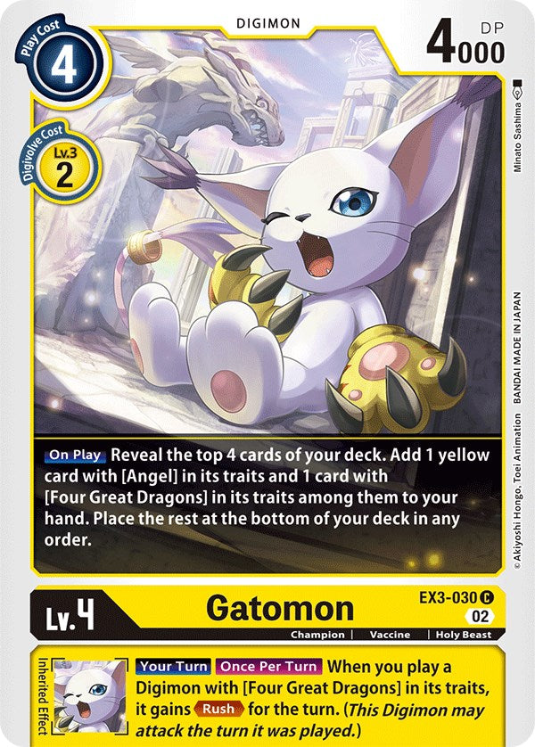 Gatomon [EX3-030] [Draconic Roar] | Event Horizon Hobbies CA