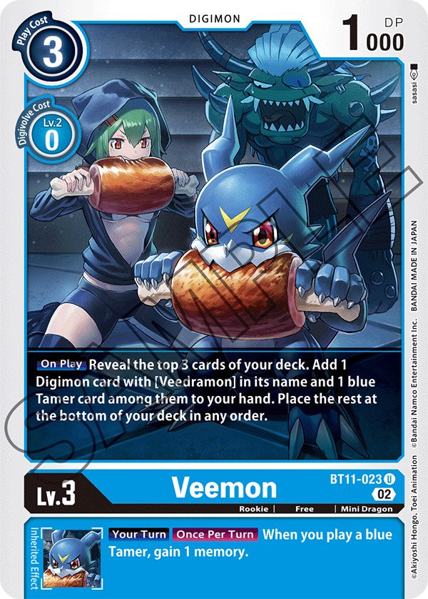 Veemon [BT11-023] [Dimensional Phase] | Event Horizon Hobbies CA