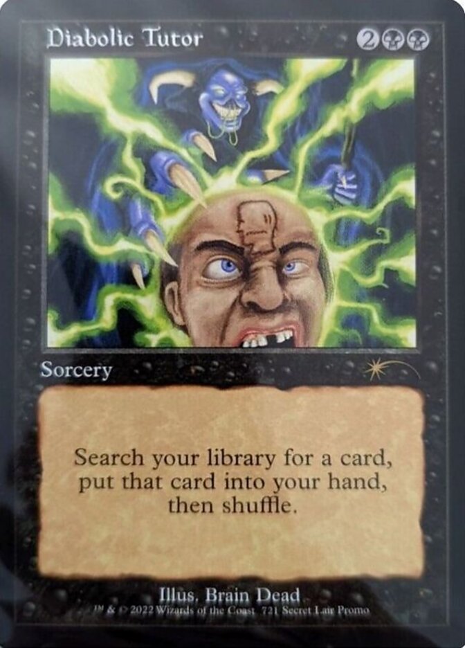 Diabolic Tutor (Retro) [Secret Lair Drop Promos] | Event Horizon Hobbies CA