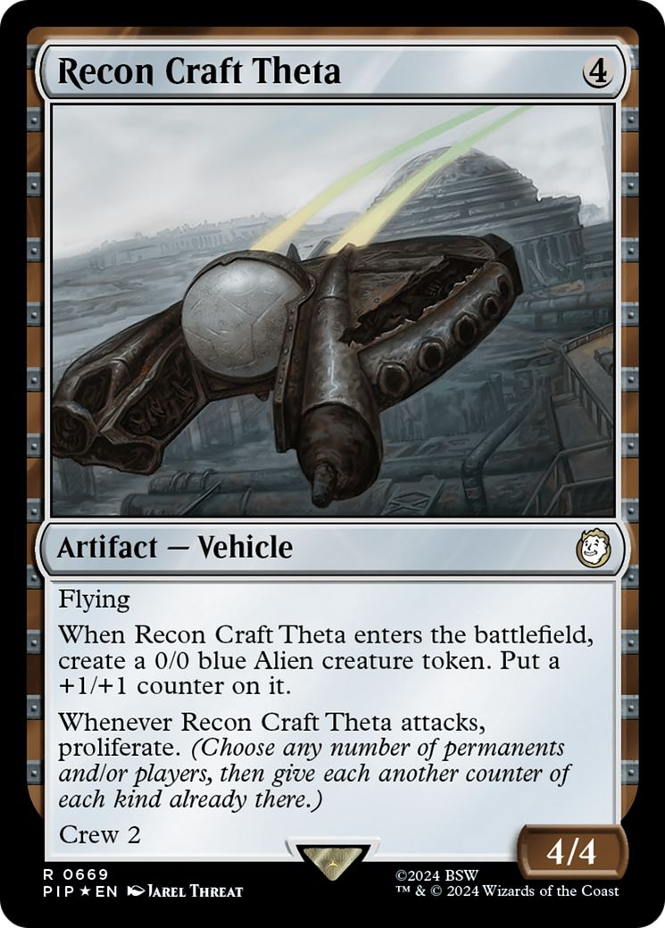 Recon Craft Theta (Surge Foil) [Fallout] | Event Horizon Hobbies CA