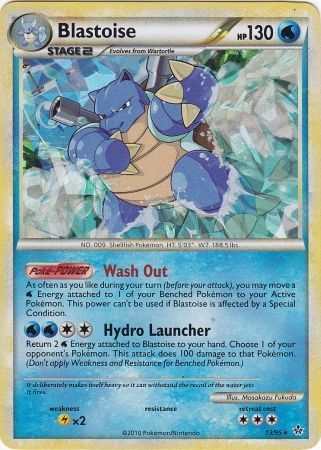 Blastoise (13/95) (Cracked Ice Holo) [HeartGold & SoulSilver: Unleashed] | Event Horizon Hobbies CA