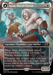 Ajani, Nacatl Pariah // Ajani, Nacatl Avenger (Borderless) [Modern Horizons 3] | Event Horizon Hobbies CA