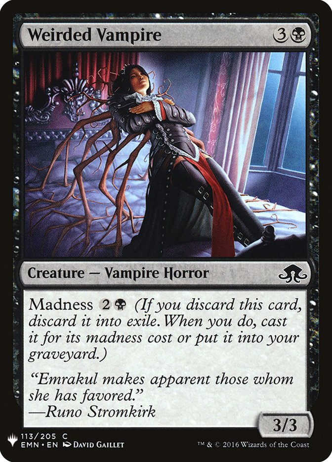 Weirded Vampire [Mystery Booster] | Event Horizon Hobbies CA