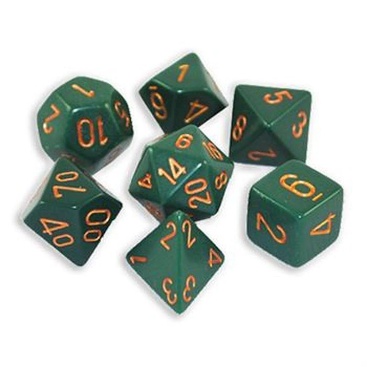 Dice - Chessex - Polyhedral (7pc) - Opaque | Event Horizon Hobbies CA