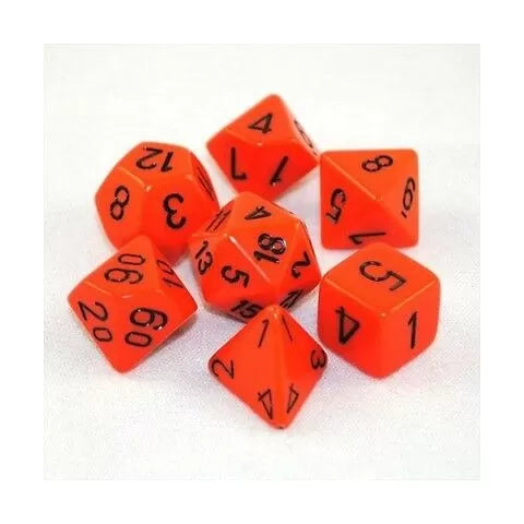 Dice - Chessex - Polyhedral (7pc) - Opaque | Event Horizon Hobbies CA