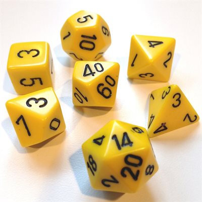 Dice - Chessex - Polyhedral (7pc) - Opaque