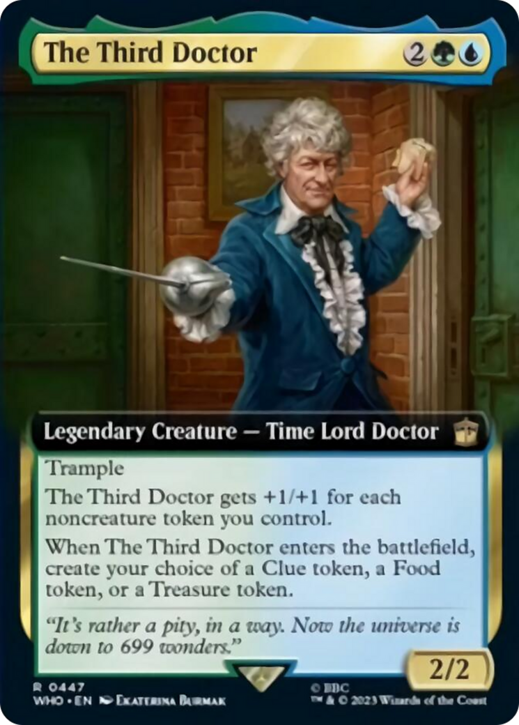 The Third Doctor (Extended Art) [Doctor Who] | Event Horizon Hobbies CA