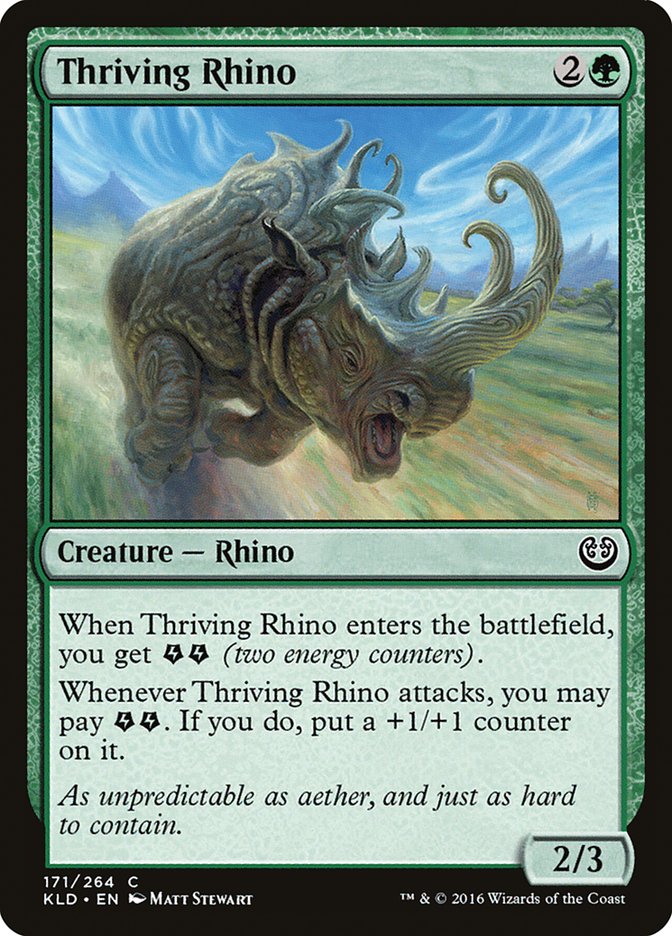 Thriving Rhino [Kaladesh] | Event Horizon Hobbies CA