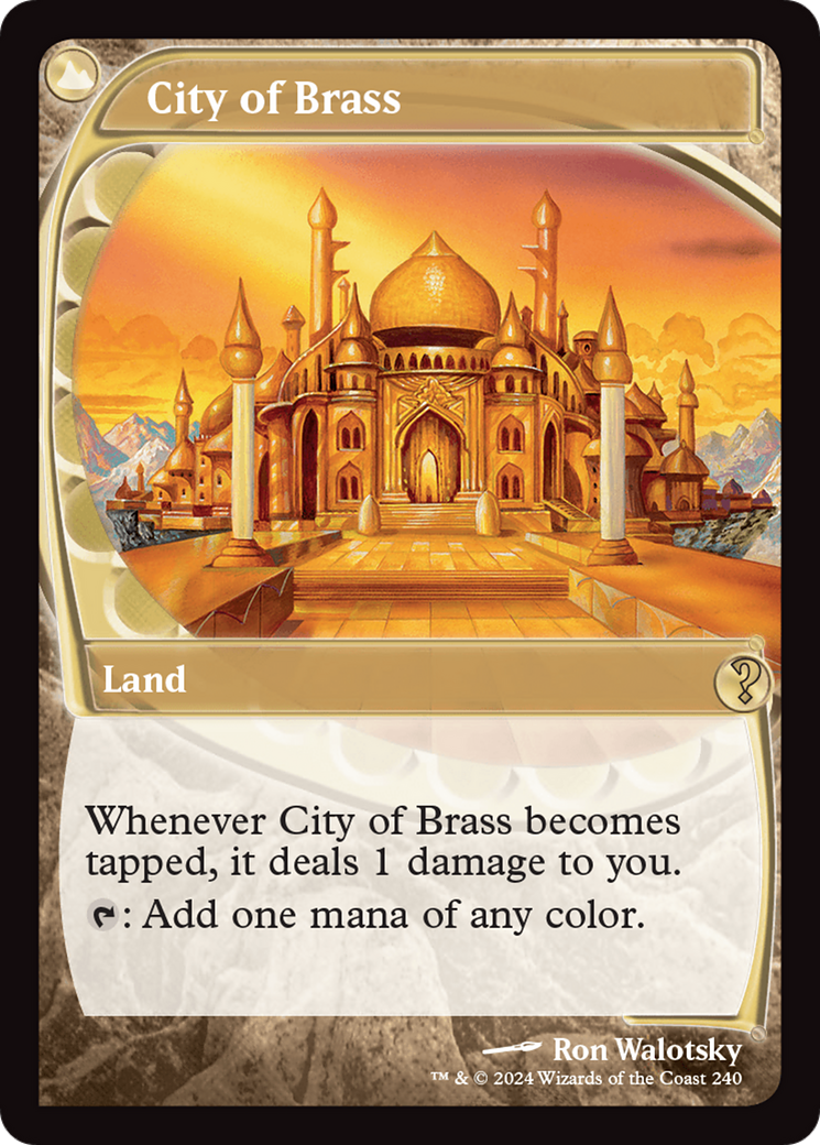 City of Brass (Future Sight) [Mystery Booster 2] | Event Horizon Hobbies CA