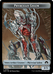 Servo // Phyrexian Golem Double-Sided Token [Modern Horizons 3 Tokens] | Event Horizon Hobbies CA