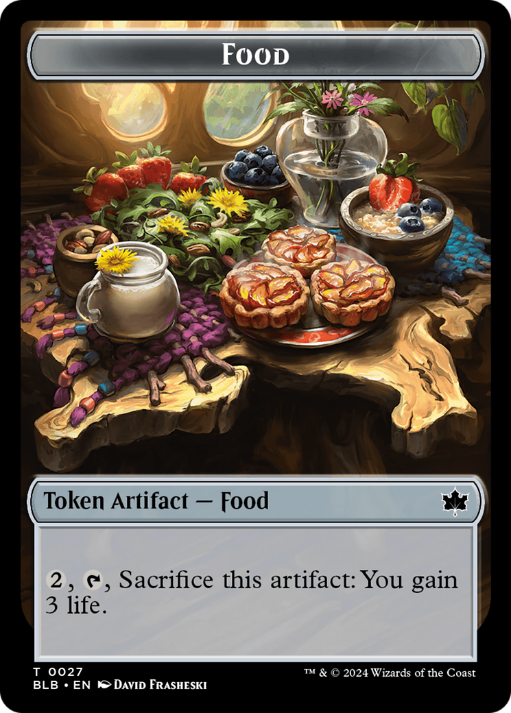 Food // Pawpatch Recruit Double-Sided Token [Bloomburrow Tokens] | Event Horizon Hobbies CA