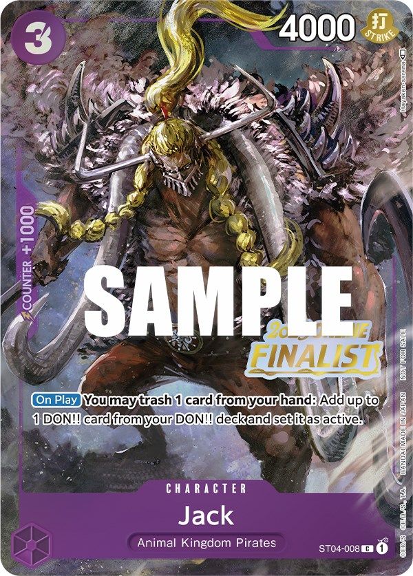 Jack (Online Regional 2023) [Finalist] [One Piece Promotion Cards] | Event Horizon Hobbies CA