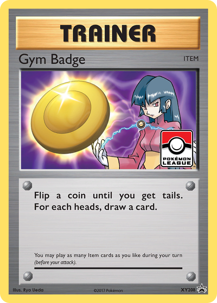 Gym Badge (XY208) (Sabrina) [XY: Black Star Promos] | Event Horizon Hobbies CA