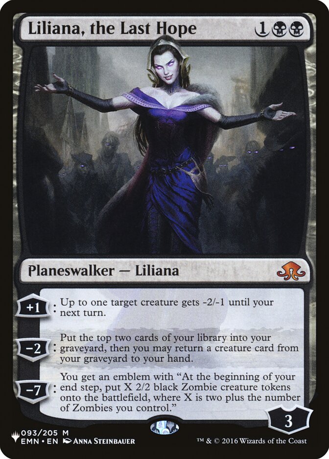 Liliana, the Last Hope [The List] | Event Horizon Hobbies CA