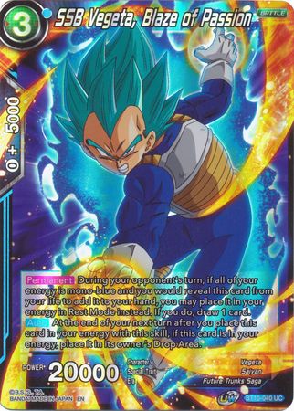 SSB Vegeta, Blaze of Passion (BT10-040) [Rise of the Unison Warrior 2nd Edition] | Event Horizon Hobbies CA