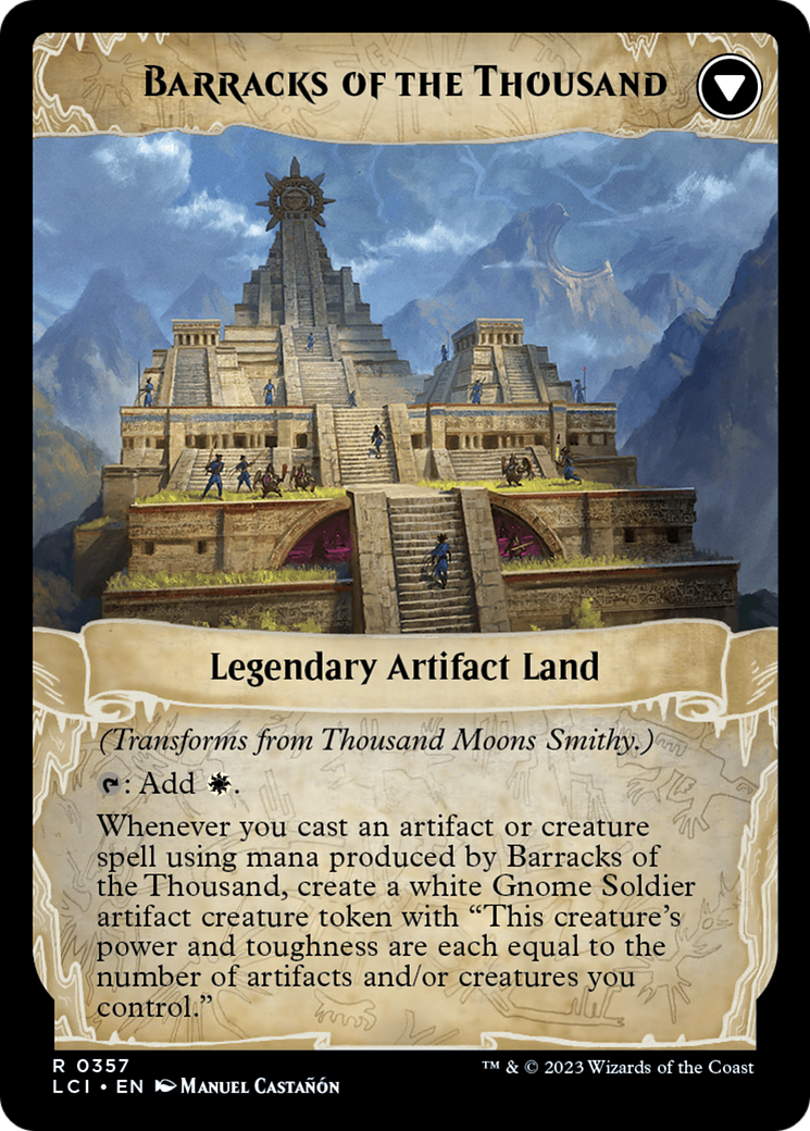 Thousand Moons Smithy (Extended Art) // Barracks of the Thousand [The Lost Caverns of Ixalan] | Event Horizon Hobbies CA