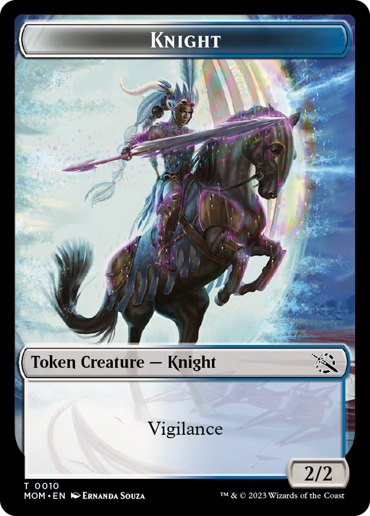 Phyrexian Myr // Knight Double-Sided Token [March of the Machine Tokens] | Event Horizon Hobbies CA