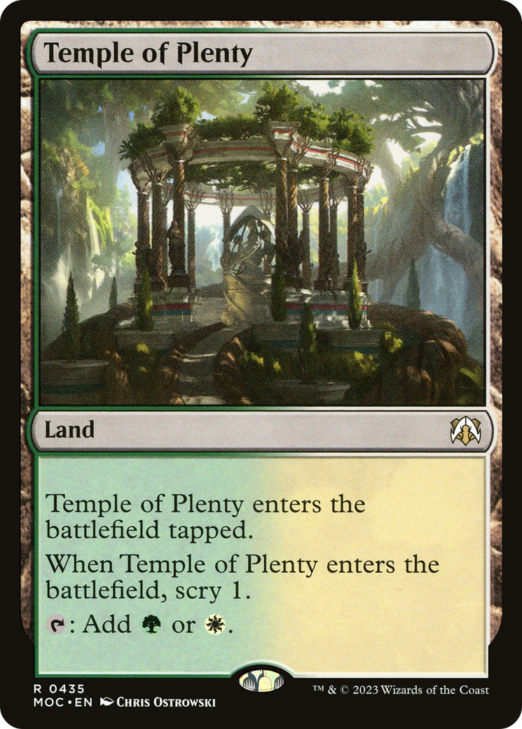 Temple of Plenty [March of the Machine Commander] | Event Horizon Hobbies CA