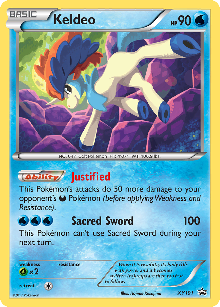 Keldeo (XY191) [XY: Black Star Promos] | Event Horizon Hobbies CA