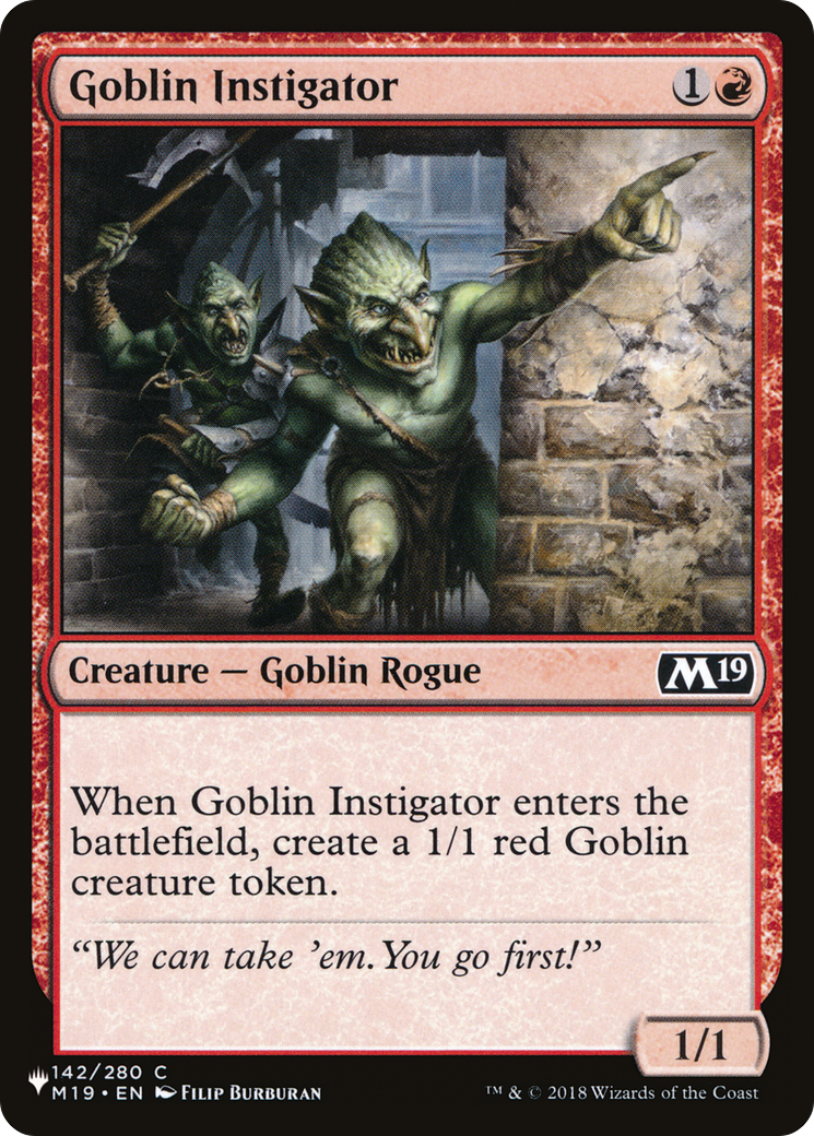 Goblin Instigator [The List] | Event Horizon Hobbies CA