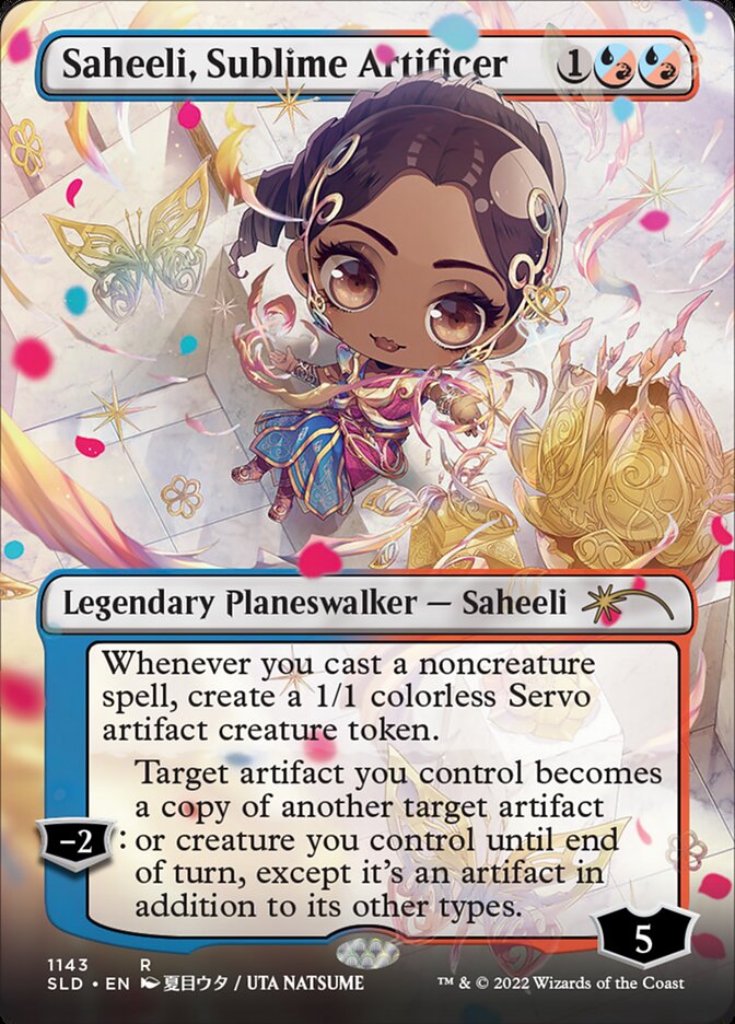 Saheeli, Sublime Artificer (Borderless) [Secret Lair Drop Series] | Event Horizon Hobbies CA