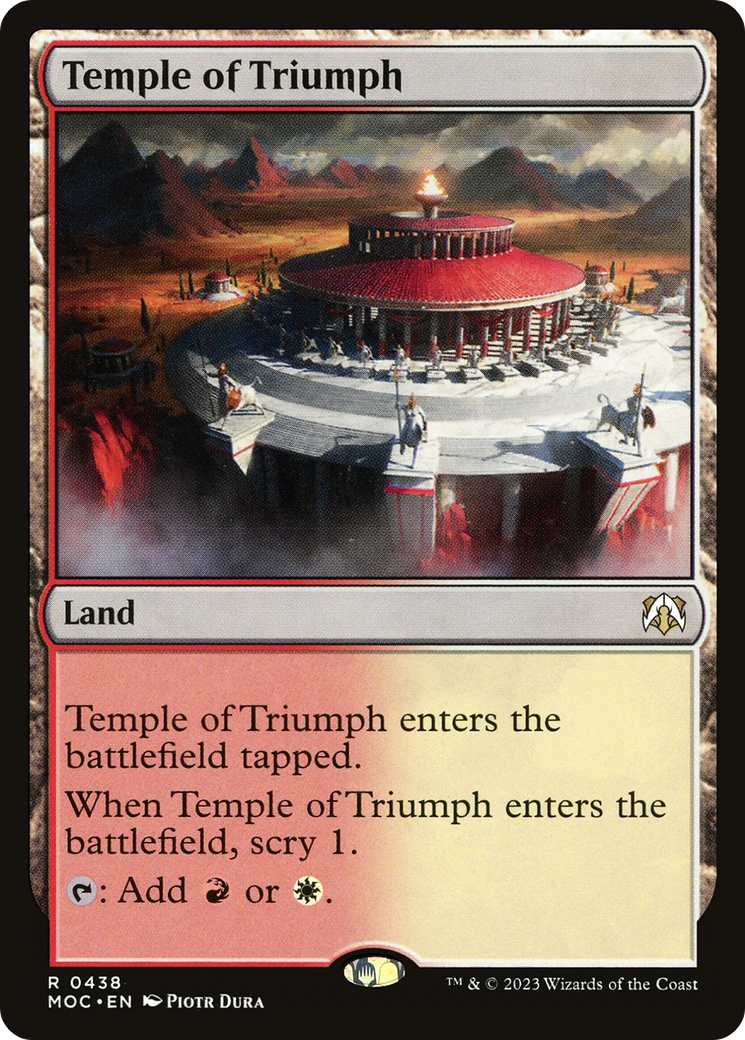 Temple of Triumph [March of the Machine Commander] | Event Horizon Hobbies CA