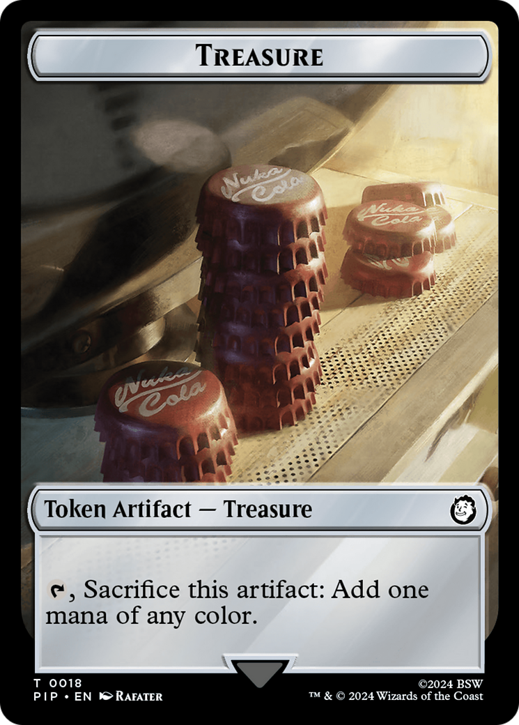 Treasure (018) // Wasteland Double-Sided Token [Fallout Tokens] | Event Horizon Hobbies CA