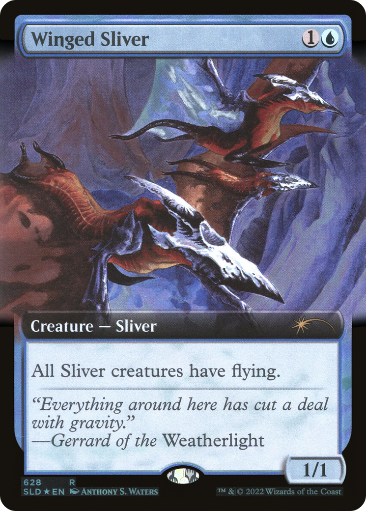 Winged Sliver (Extended Art) [Secret Lair Drop Promos] | Event Horizon Hobbies CA