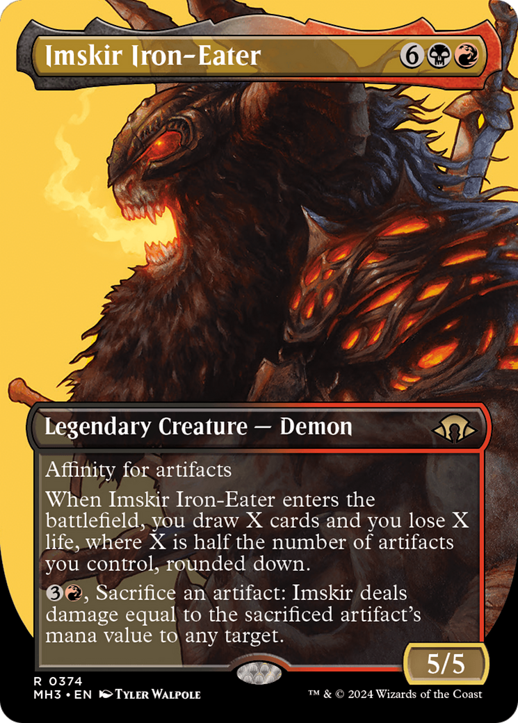 Imskir Iron-Eater (Borderless) [Modern Horizons 3] | Event Horizon Hobbies CA