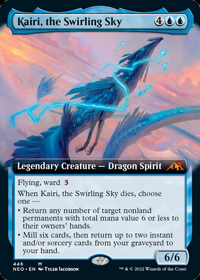 Kairi, the Swirling Sky (Extended Art) [Kamigawa: Neon Dynasty] | Event Horizon Hobbies CA