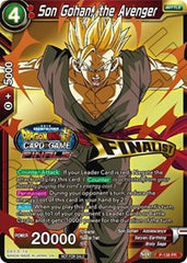 Son Gohan, the Avenger (Championship Final 2019) (Finalist) (P-138) [Tournament Promotion Cards] | Event Horizon Hobbies CA