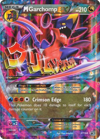 M Garchomp EX (XY168) (Jumbo Card) [XY: Black Star Promos] | Event Horizon Hobbies CA