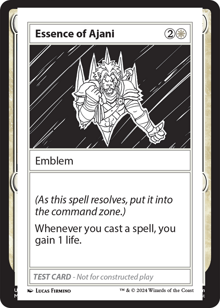 Essence of Ajani [Mystery Booster 2 Playtest Cards] | Event Horizon Hobbies CA