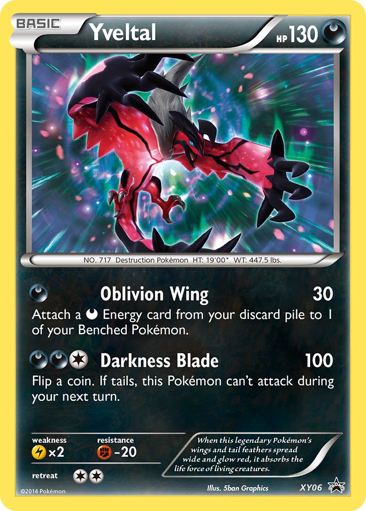 Yveltal (XY06) [XY: Black Star Promos] | Event Horizon Hobbies CA