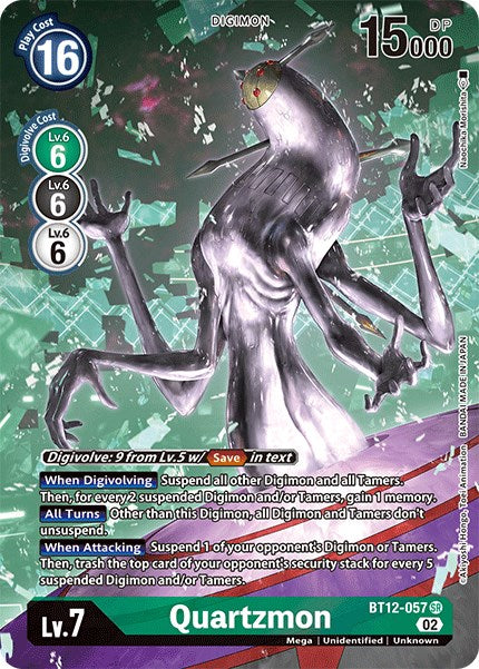 Quartzmon [BT12-057] (Alternate Art) [Across Time] | Event Horizon Hobbies CA